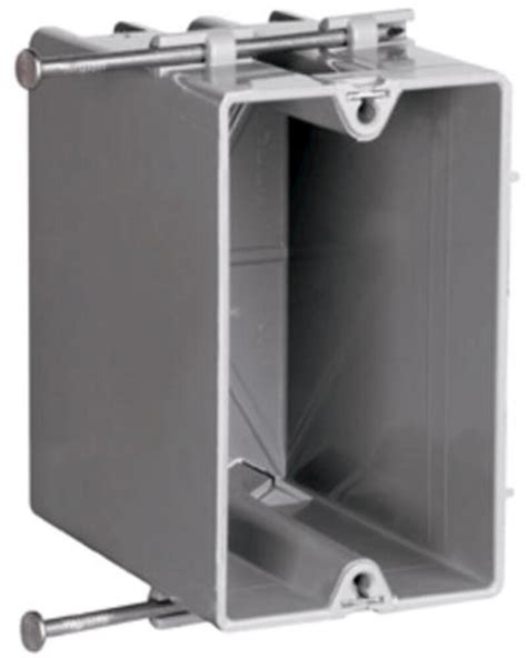 1-gang 22 cu. in. new work pvc electrical outlet box|Legrand® Slater® 1.